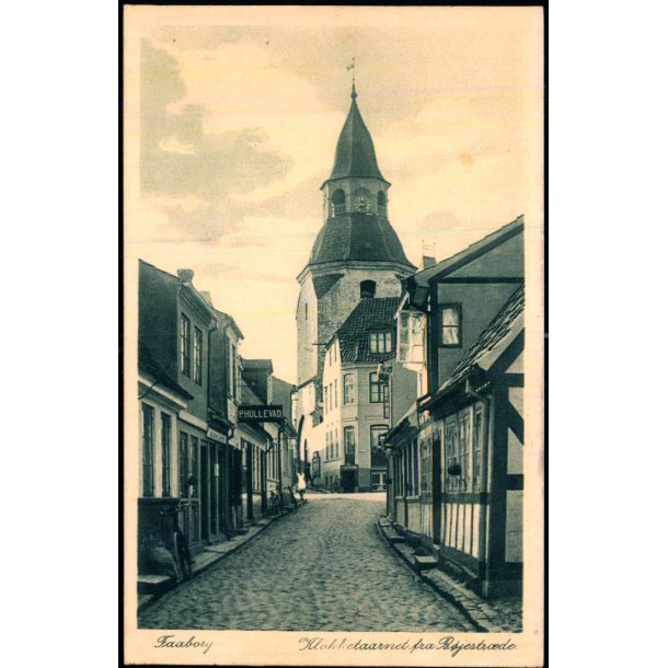 Faaborg - Klokketaarnet fra B�jestr�de - Walthers Kiosk 1277 - Ubrugt