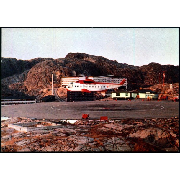 Heliporten og plateuet i Sukkertoppen - KGH 207 - Ubrugt