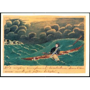 Grnlandsk Kunst - Kartonkort u/n - Ubrugt