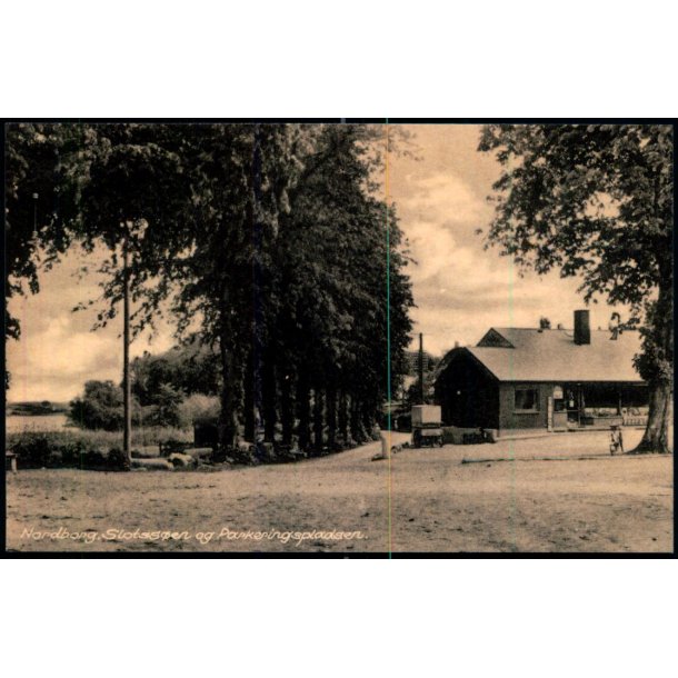 Nordborg -  Slotss�en og Parkeringspladsen - Kiosken 14631 - Ubrugt