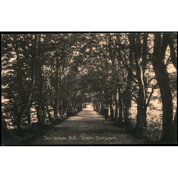 Den brede Alle`i Gram Slotspark - J.H. Westergaard 27361 - Ubrugt