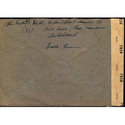 Efterkrigs Censurbrev fra Tyskland  11 - 1 - 47 - Til Nrre-Nebel