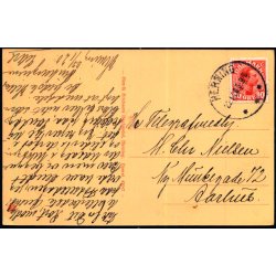 Herning - Torvet med Kirken - H. Erichens Bogh. 43047 - Brugt