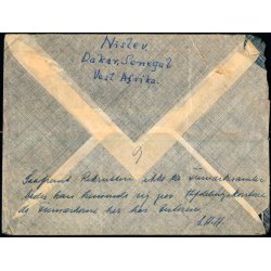 Luftpost Brev fra Fransk Oriental Africa til Danmark - 13 - 9 - 46