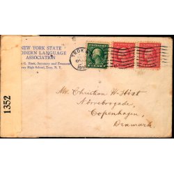 Censurbrev fra U.S.A.  20 - 12 - 16 - Til Kbenhavn