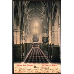 Hilsen fra Assens - Det indre af Kirken - Andr. Bertelsen u/n - Brugt