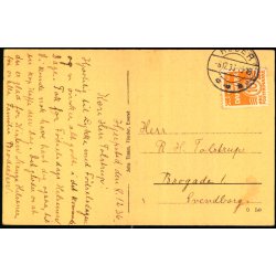 Hilsen fra Hjerpsted - K�bmandshandel - Kirke  - Johs. Timm 50 - Brugt