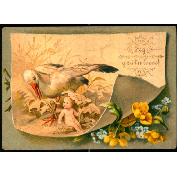 Kartonkort - Jeg Gratulerer !