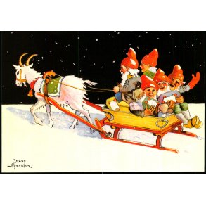 Jenny Nystrm - God Jul - Gott Nytt r - Eliasson u/n - Brugt