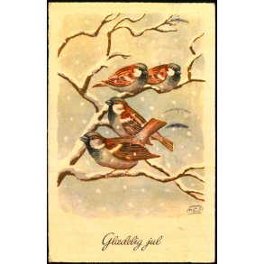 Hans Christian Petersen - Gldelig jul - Serie 61 - Brugt