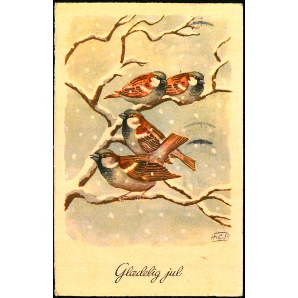 Hans Christian Petersen - Gldelig jul - Serie 61 - Brugt