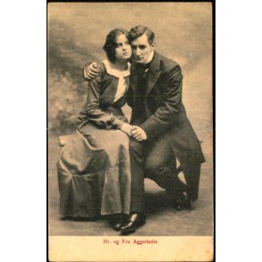 Hr. og Fru Aggerholm - Alex Vincent 1020 - Ubrugt