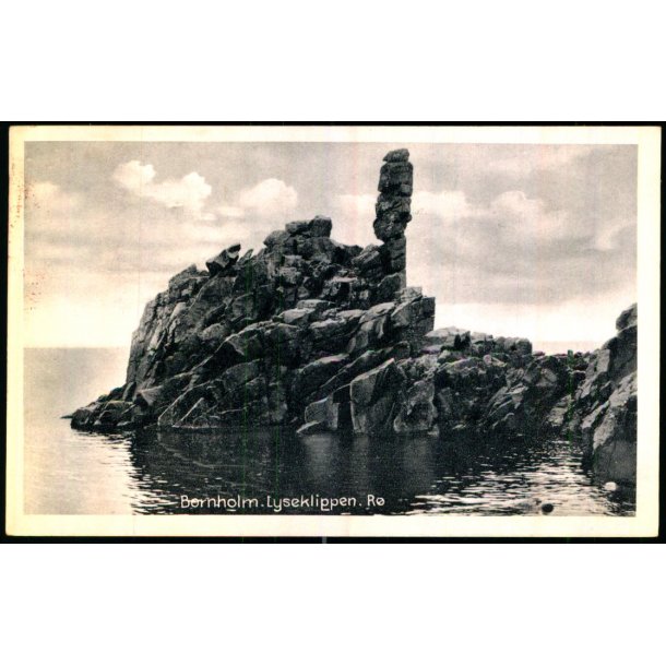 Bornholm - Lyseklippen ved R - Karl H. Olsen 35 - Ubrugt