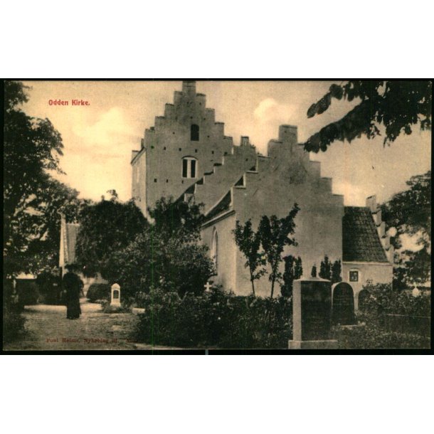 Odden Kirke - P. Helms u/n - Ubrugt