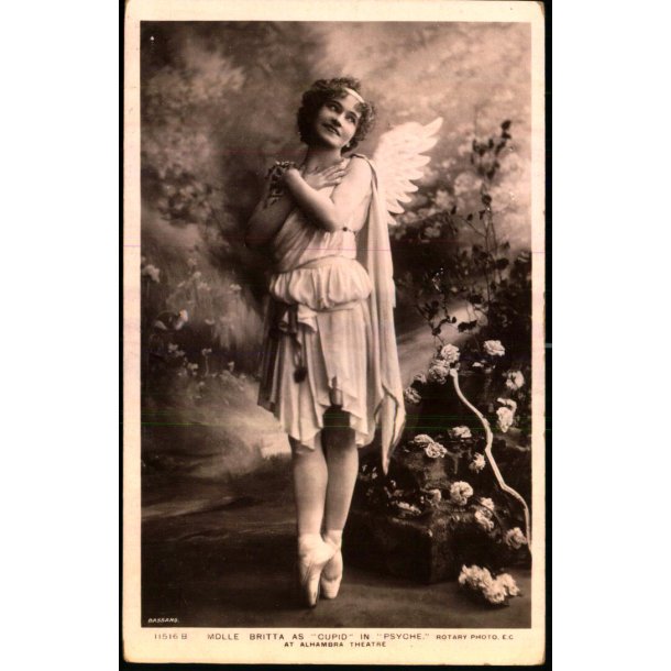 Mdlle Britta as Cupid in Psyche - Alhambra Theatre - 11516 B  - Ubrugt