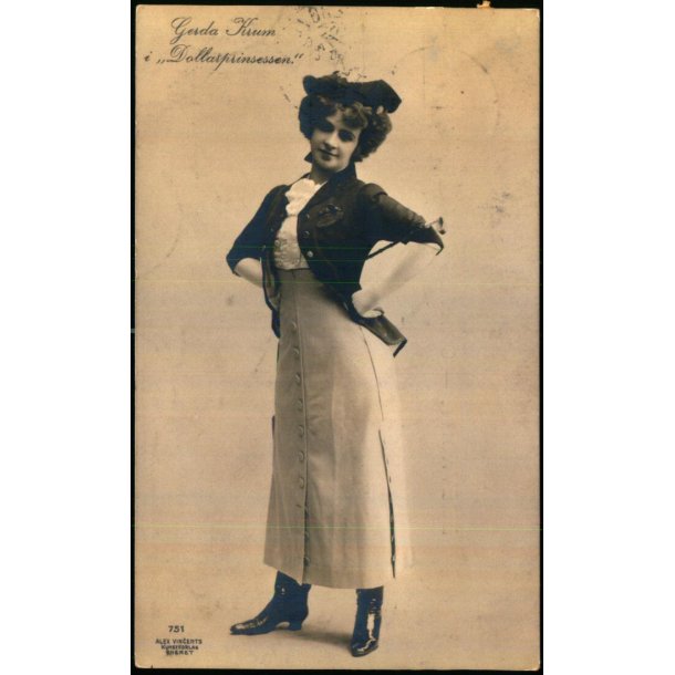 Gerda Krum i Dollarprinsessen - Alex Vincent 751 - Brugt