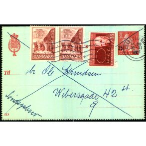 Sndagsbrev - Helsagskort 113 - 30 - 11 - 66  til  Kbenhavn .