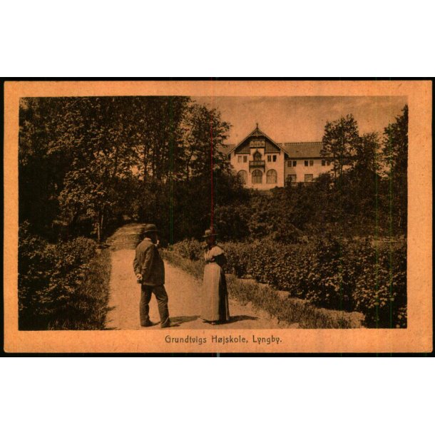 Grundtvigs H�jskole - Lyngby - Knud Henriksens Bogh. 36758 - Ubrugt 