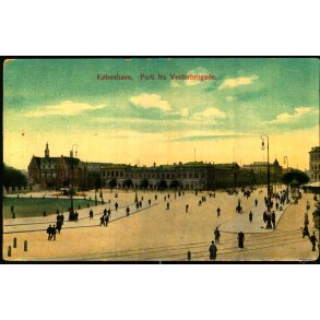 Kbenhavn - Parti fra Vesterbrogade - London Bazar u/n - Brugt