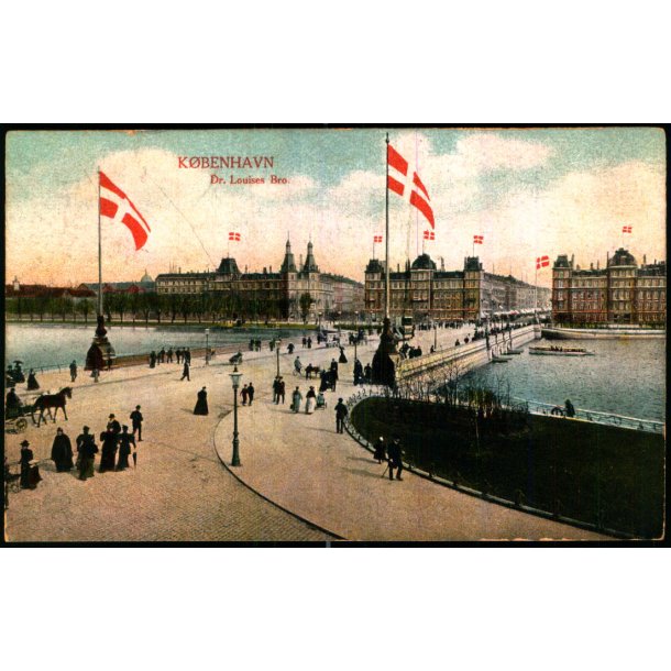 Kbenhavn - Dronning Louises Bro - Stender  36038 - Ubrugt