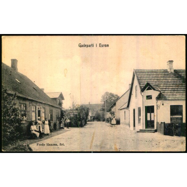 Gadeparti i Esrom - Poulsens Bogh. 7 - Ubrugt