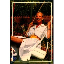 Dronning Margrethe - Scandecor 6506 - 12x17 cm. - Ubrugt