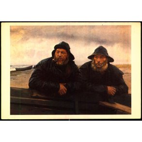 M. Anker - To Fiskere - Skagen Museum u/n - Ubrugt