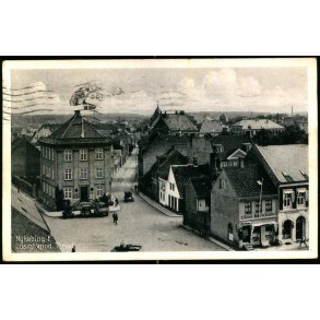 Nyk�bing F. - Udsigt mod Torvet - Stender N.F. 100 - Brugt