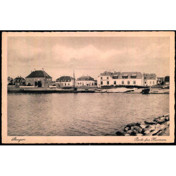 Skagen - Parti fra Havnen - Rudolf Olsen 63 - Ubrugt