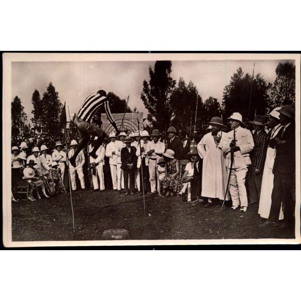 Congo Belge - Saut en hauteur - Watusi - Indigene du Ruanda - Fotokort 2 - 9 - Ubrugt
