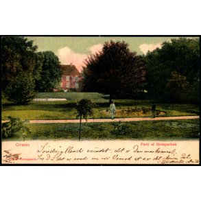 Gram - Parti af Slotsparken - J.H. Westergaard 27233 - Ubrugt