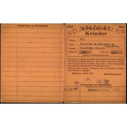 Kbekort - Kvinder med Ptegninger - 2 Verdenskrig