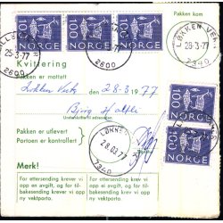 Adressekort for Postpakke - Norge - 23- 3 -77