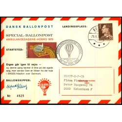 Ambulancedagene - Hobro 29-30 Aug. 1970 - Dansk Ballonpost u/n - Brugt