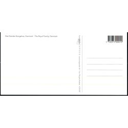 Den Danske Kongefamilie - Kortgrden KON 007 - 10x21 cm. - Ubrugt