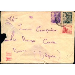 Censurbrev fra Spanien  26 - 5 - ? - Til Belgien