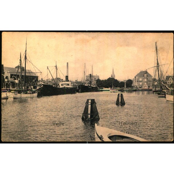 Vejle - Havnen - J.P. S�rensen 4338 - Brugt