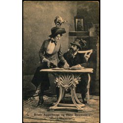 Ellen Aggerholm og Poul Reumert i Hans Majestt - Eneret 518 - Ubrugt