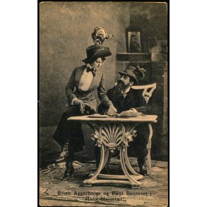 Ellen Aggerholm og Poul Reumert i Hans Majestt - Eneret 518 - Ubrugt