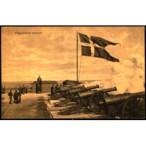 Flagbatteriet saluterer - J.M. 262 - Ubrugt