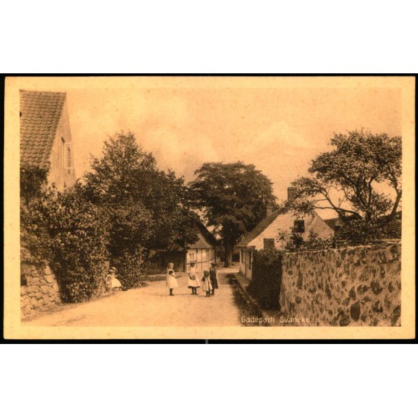 Gadeparti i Svaneke - Slengerik Hansens Bogh. 35655