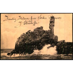 Bornholm - Lyseklippen ved Hotel Helligdommen ,R - Ad. Mller 192 - Brugt