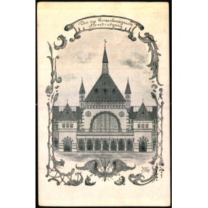 Den nye Personbanegaards Hovedindgang - Nordisk Repro 4057 - Brugt