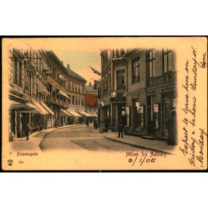 Hilsen fra Aalborg - Bispensgade -  Alex Vincent 582