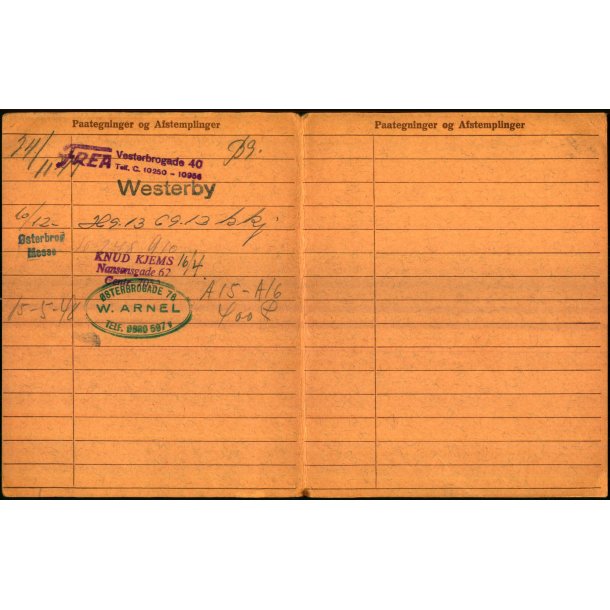 Kbekort - Kvinder med Ptegninger - 2 Verdenskrig