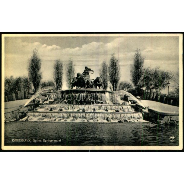 Kbenhavn - Gefion Springvandet - Alex Vincent 509 - Ubrugt