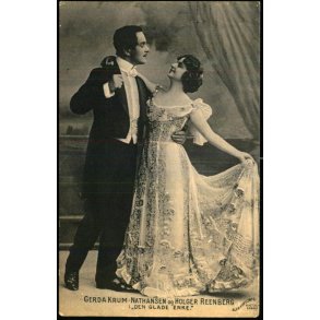 Gerda Krum-Nathansen og Holger Reenberg - Den glade Enke - Alex Vincent 1358 - Brugt