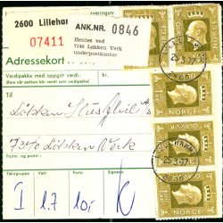 Adressekort for Postpakke - Norge - 23- 3 -77