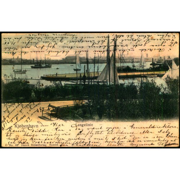 Kjbenhavn - Langelinie - Dansk Billedforlag 63 - Brugt