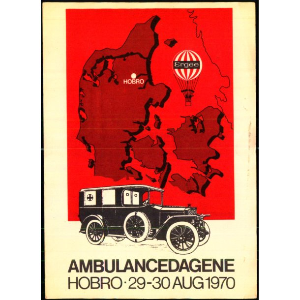 Ambulancedagene - Hobro 29-30 Aug. 1970 - Dansk Ballonpost u/n - Brugt